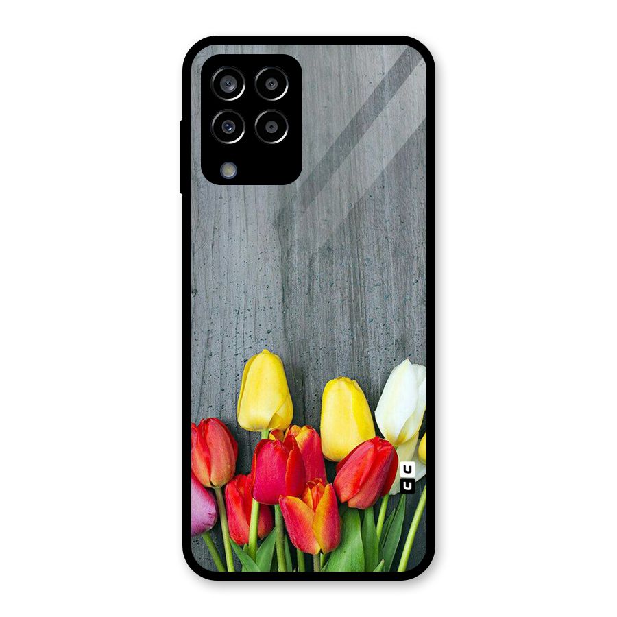 Bloom Grey Glass Back Case for Galaxy M33