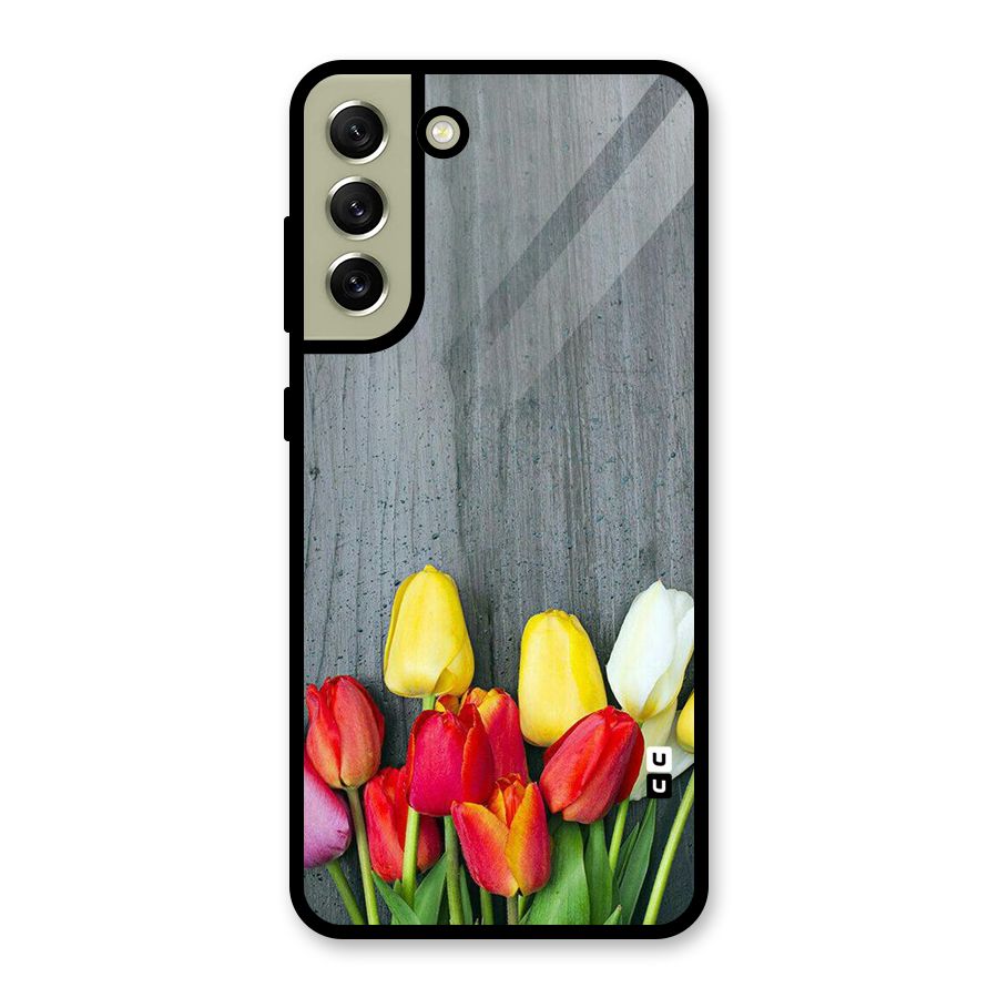 Bloom Grey Glass Back Case for Galaxy S21 FE 5G