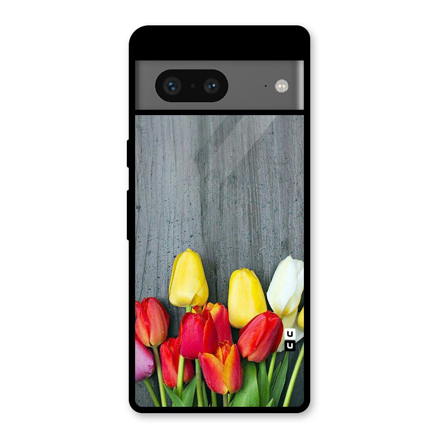 Bloom Grey Glass Back Case for Google Pixel 7