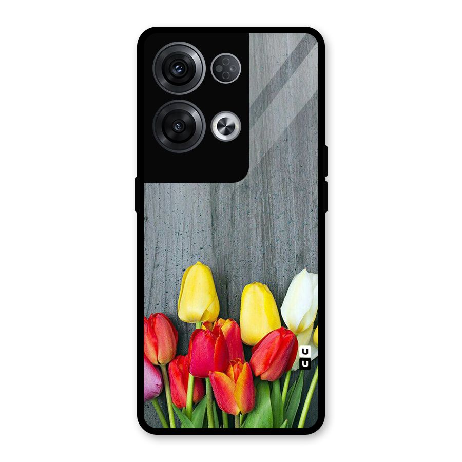Bloom Grey Glass Back Case for Oppo Reno8 Pro 5G