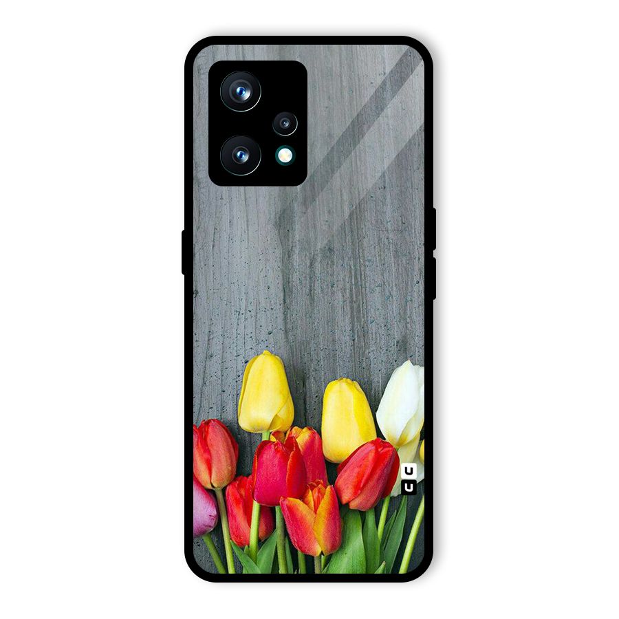 Bloom Grey Glass Back Case for Realme 9 Pro Plus 5G