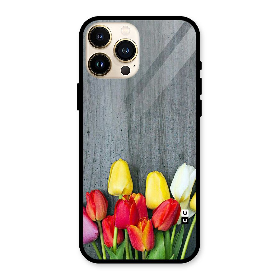 Bloom Grey Glass Back Case for iPhone 13 Pro Max