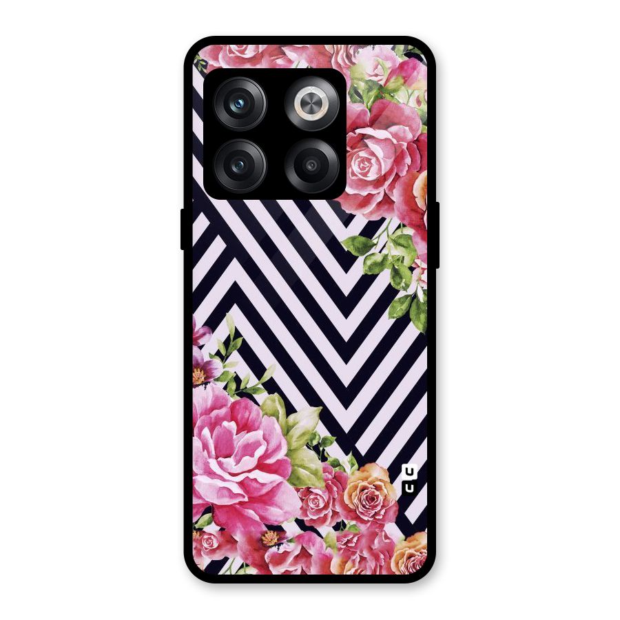 Bloom Zig Zag Glass Back Case for OnePlus 10T