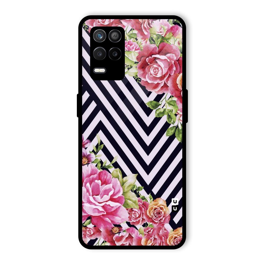 Bloom Zig Zag Glass Back Case for Realme 9 5G