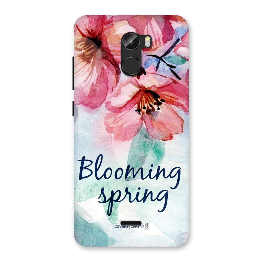 Blooming Spring Back Case for Gionee X1