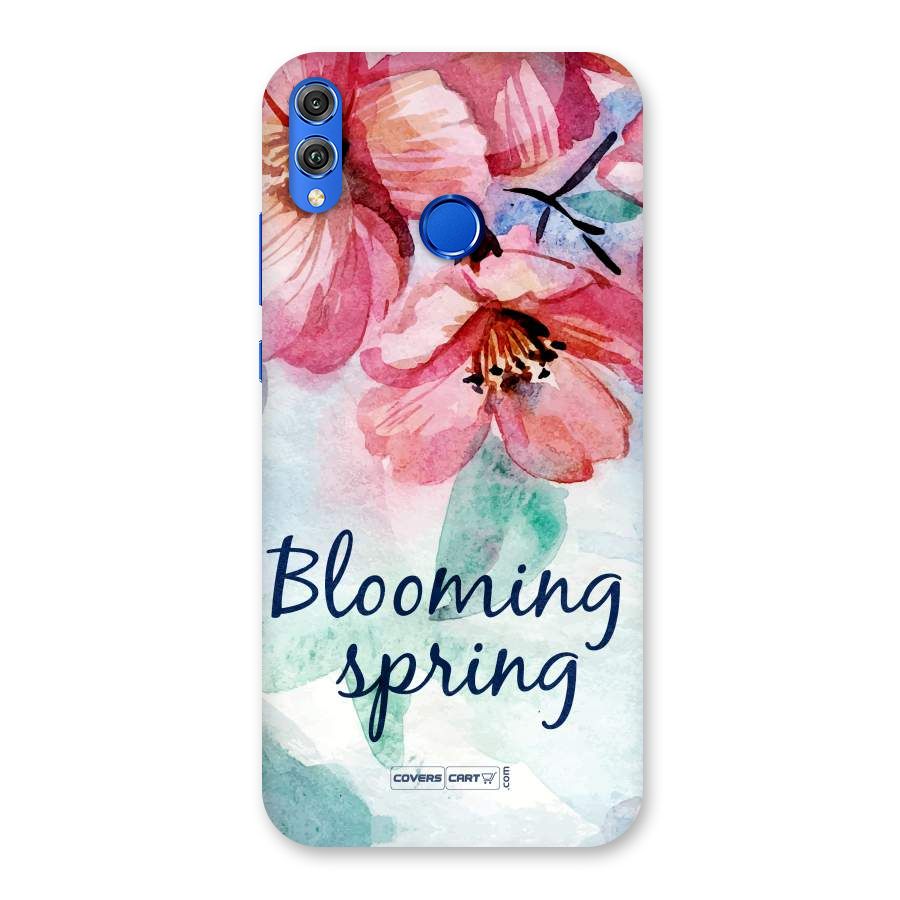 Blooming Spring Back Case for Honor 8X