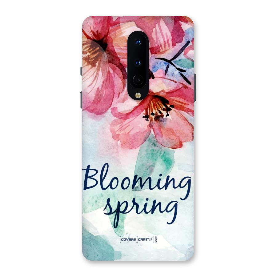Blooming Spring Back Case for OnePlus 8