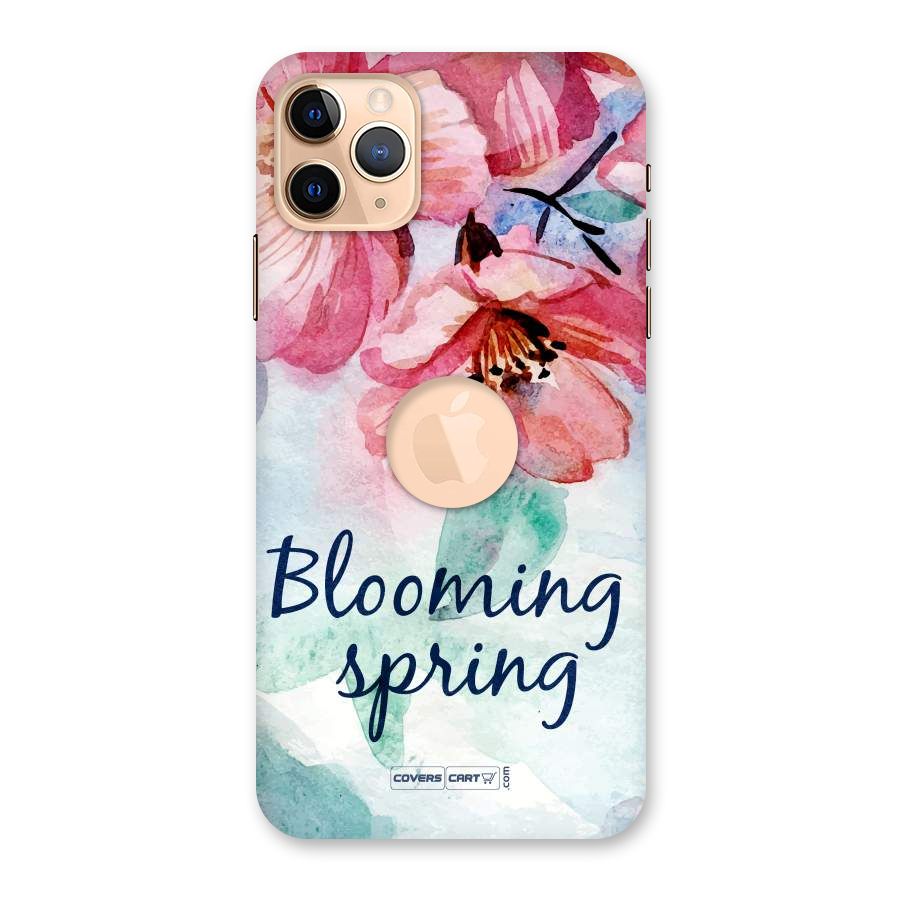 Blooming Spring Back Case for iPhone 11 Pro Max Logo Cut