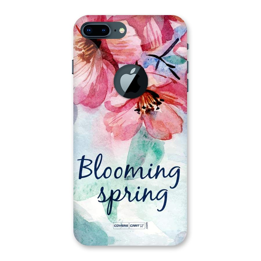 Blooming Spring Back Case for iPhone 7 Plus Logo Cut