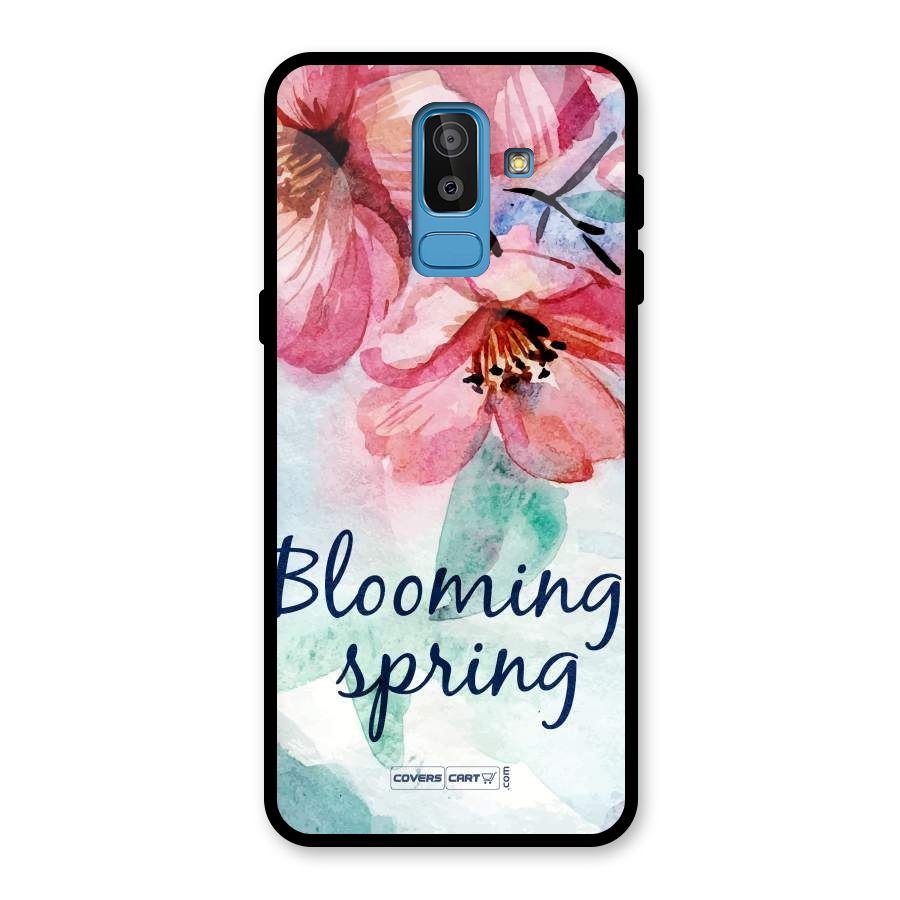 Blooming Spring Glass Back Case for Galaxy J8