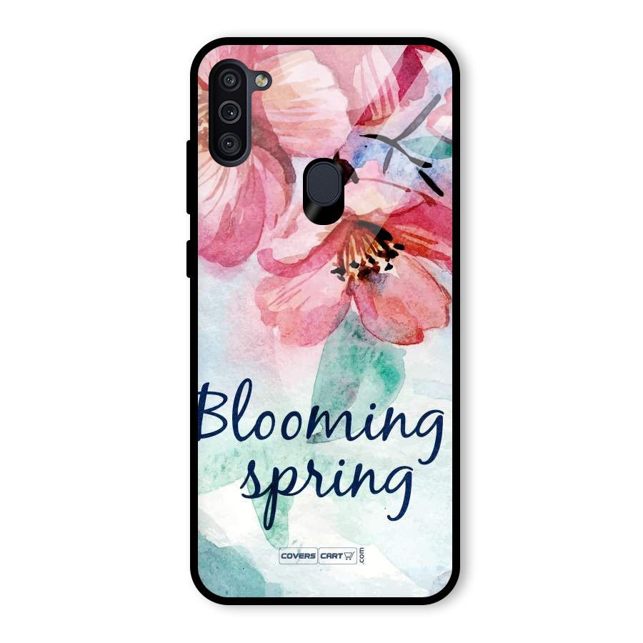 Blooming Spring Glass Back Case for Galaxy M11