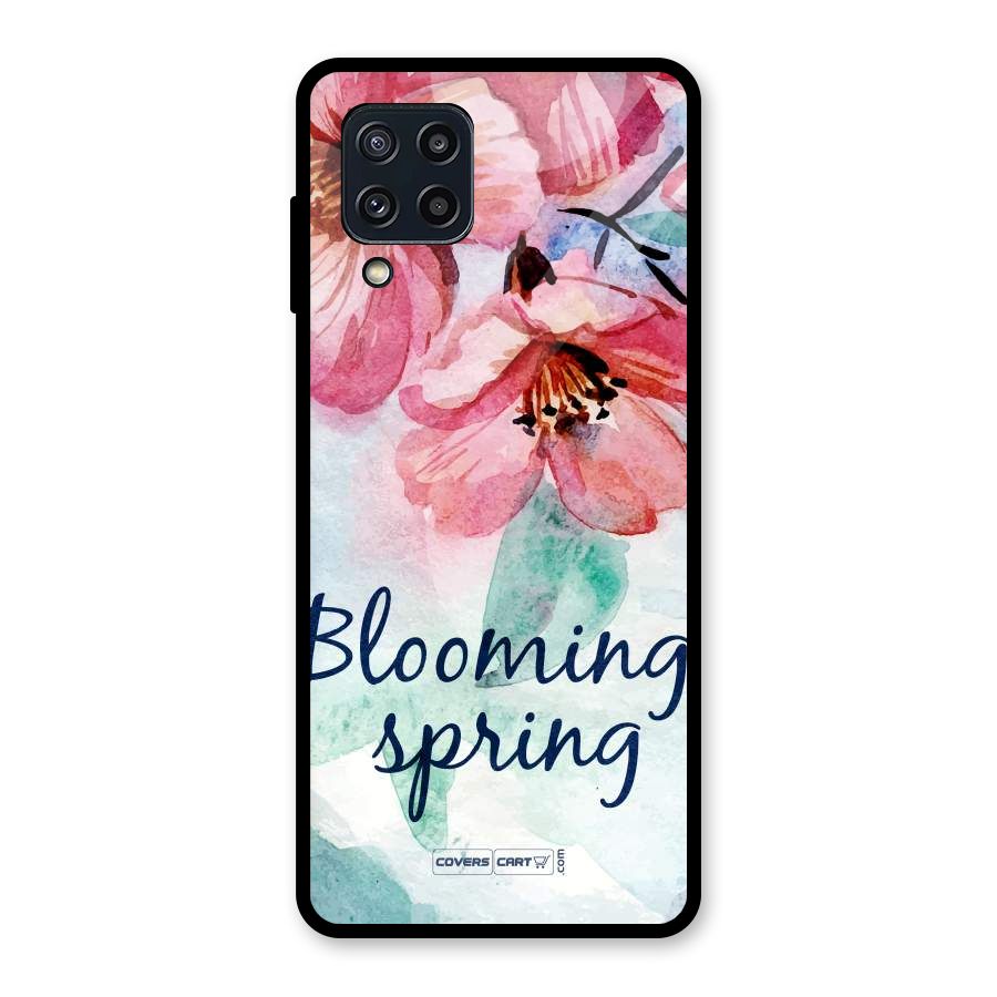 Blooming Spring Glass Back Case for Galaxy M32
