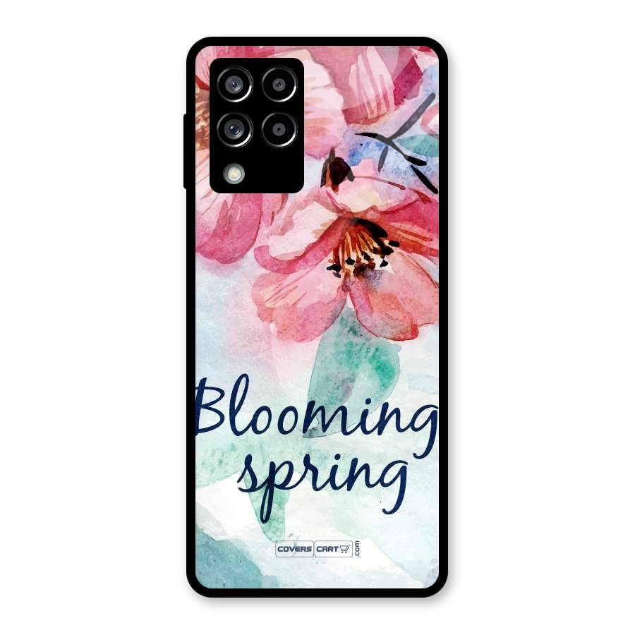 Blooming Spring Glass Back Case for Galaxy M53 5G