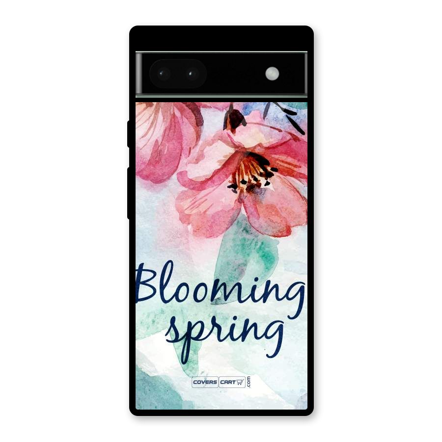 Blooming Spring Glass Back Case for Google Pixel 6a