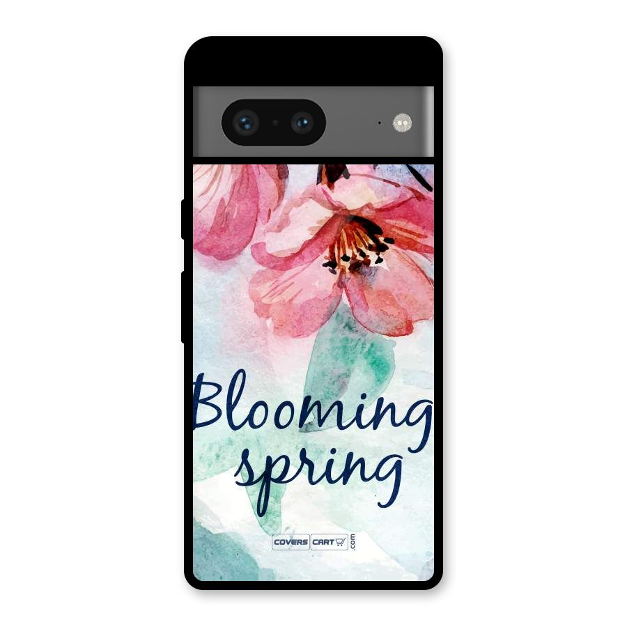 Blooming Spring Glass Back Case for Google Pixel 7