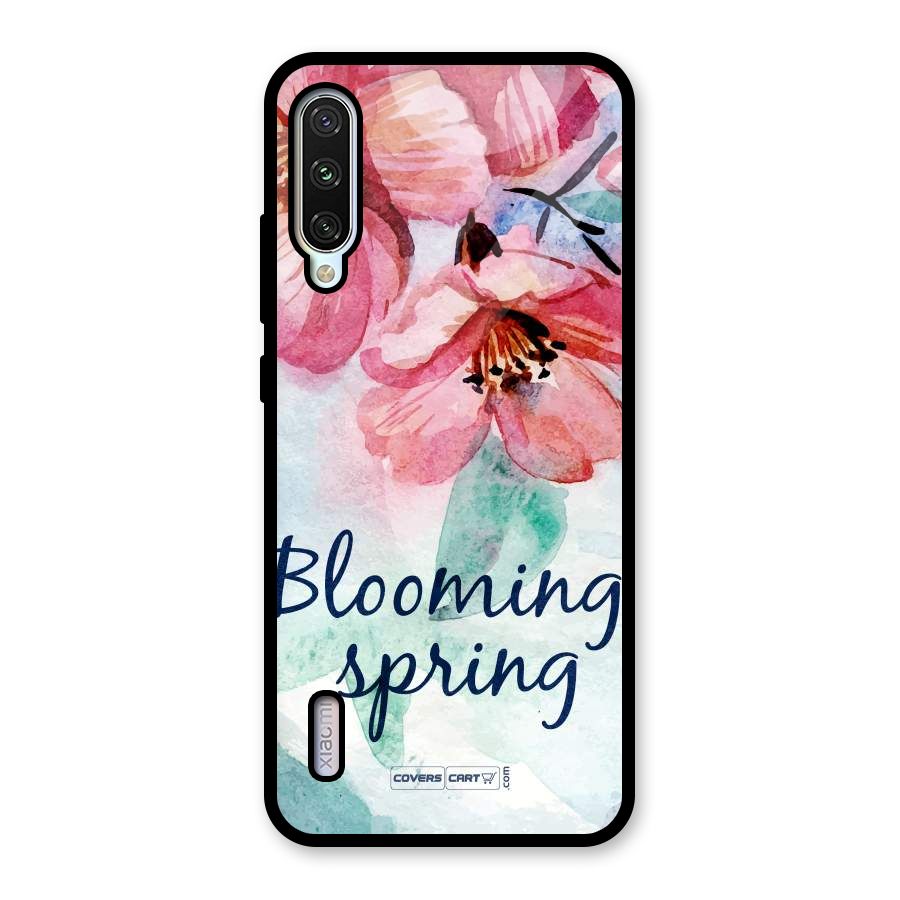 Blooming Spring Glass Back Case for Mi A3