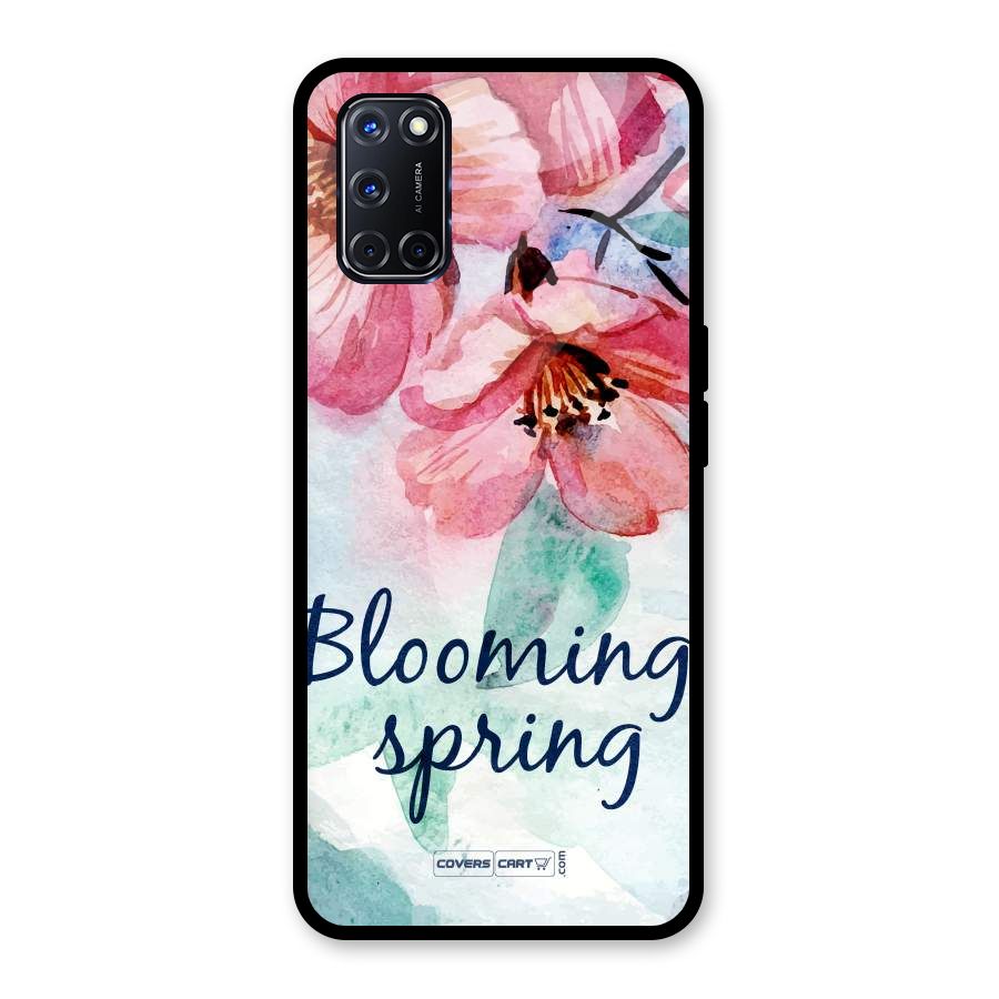 Blooming Spring Glass Back Case for Oppo A52