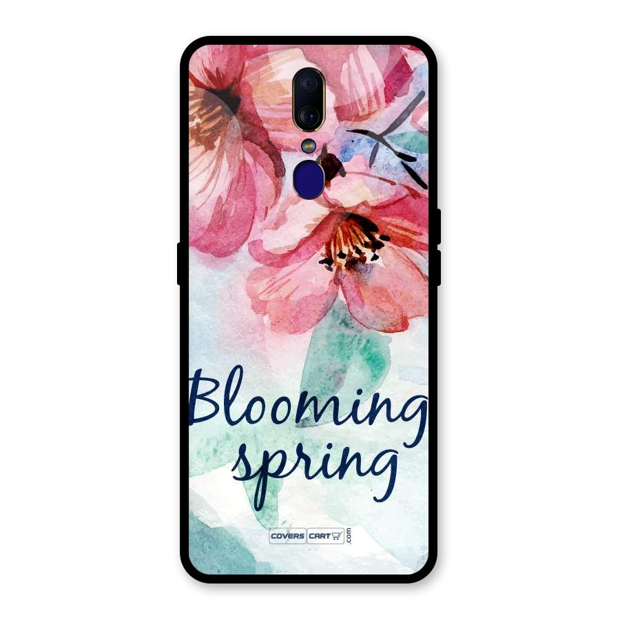 Blooming Spring Glass Back Case for Oppo F11
