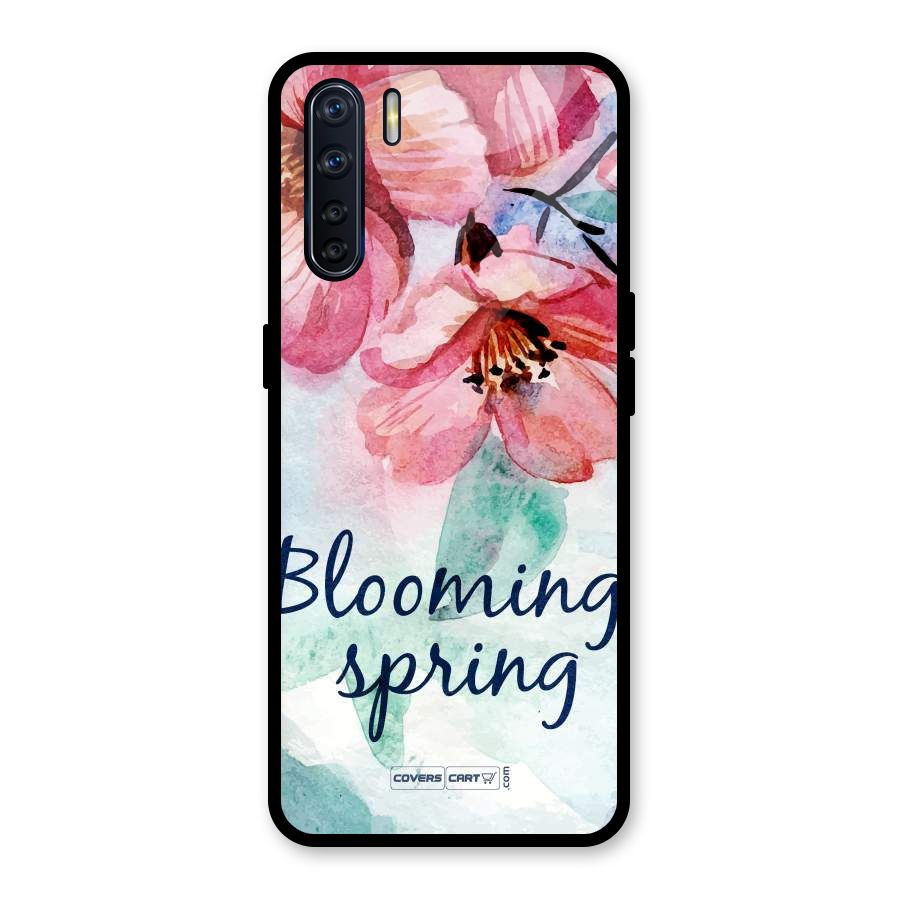 Blooming Spring Glass Back Case for Oppo F15