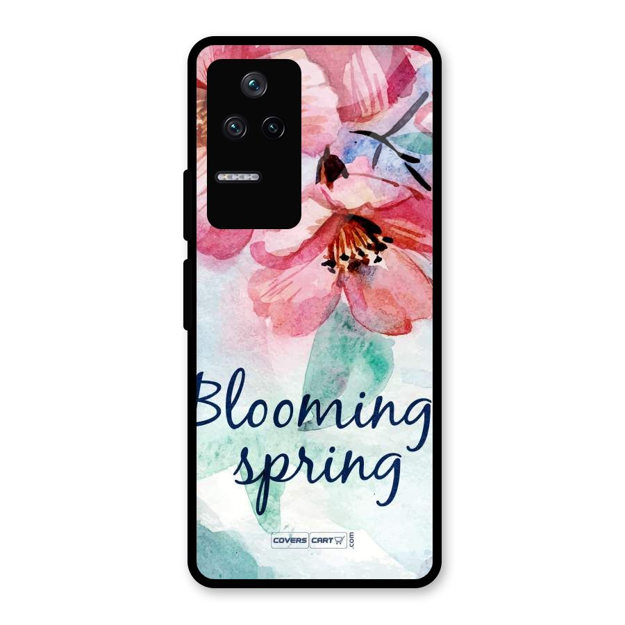 Blooming Spring Glass Back Case for Poco F4 5G