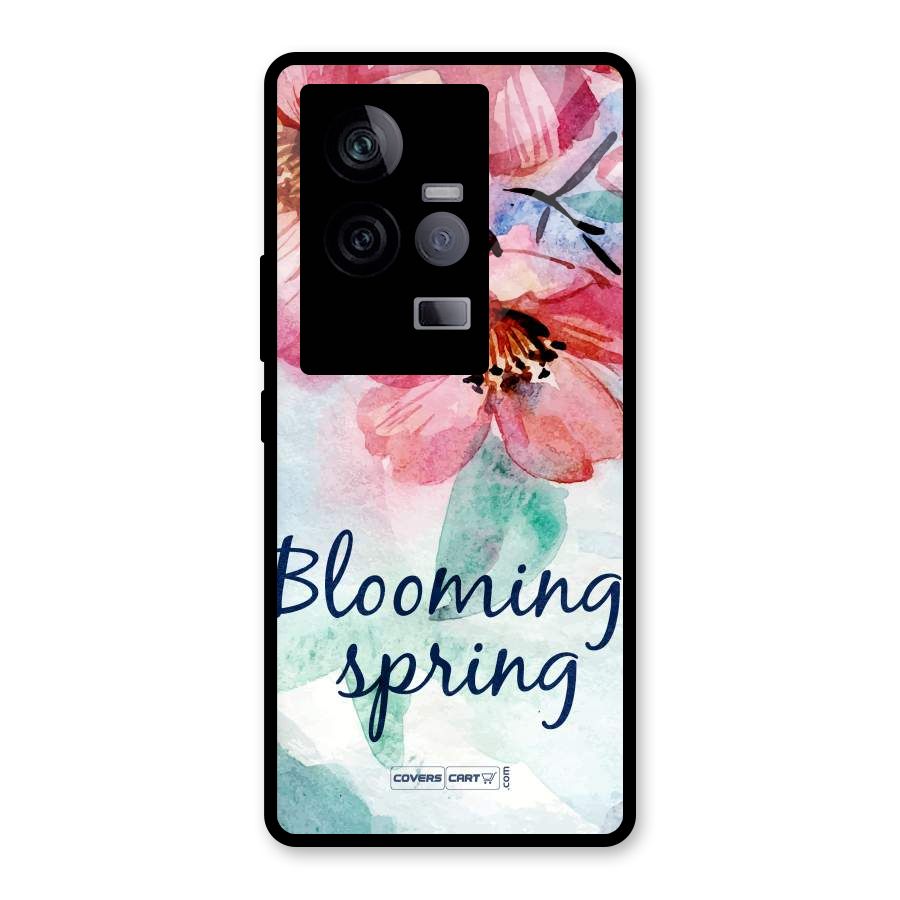 Blooming Spring Glass Back Case for Vivo iQOO 11 5G