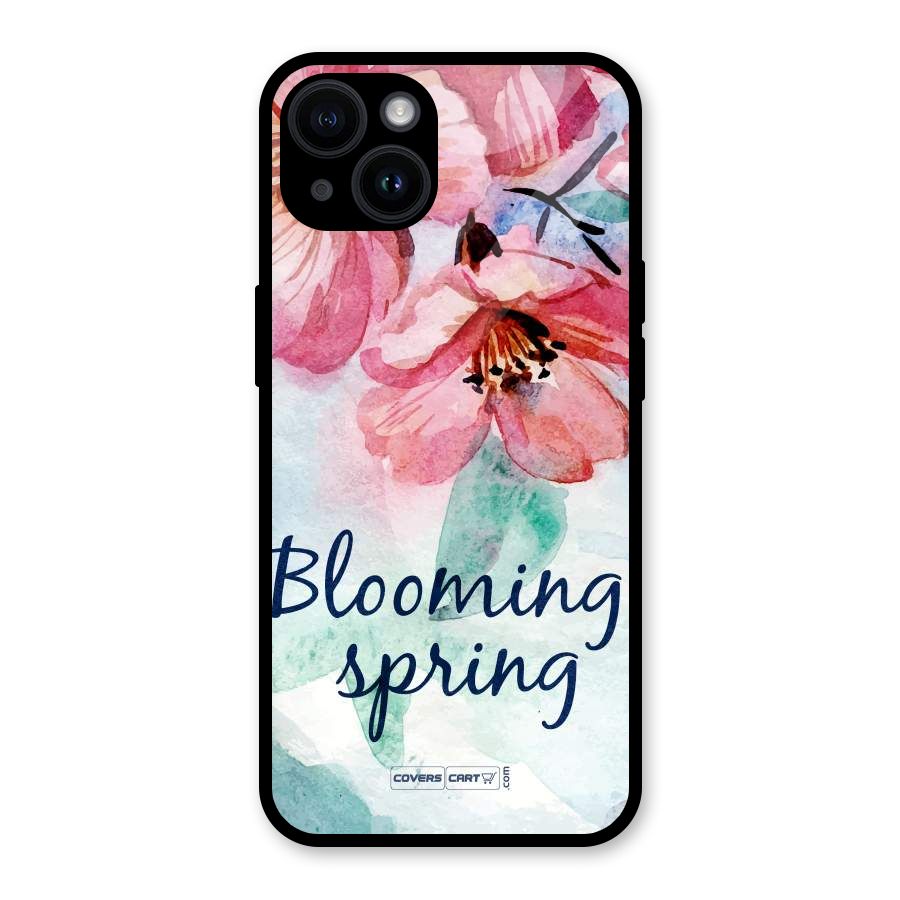 Blooming Spring Glass Back Case for iPhone 14