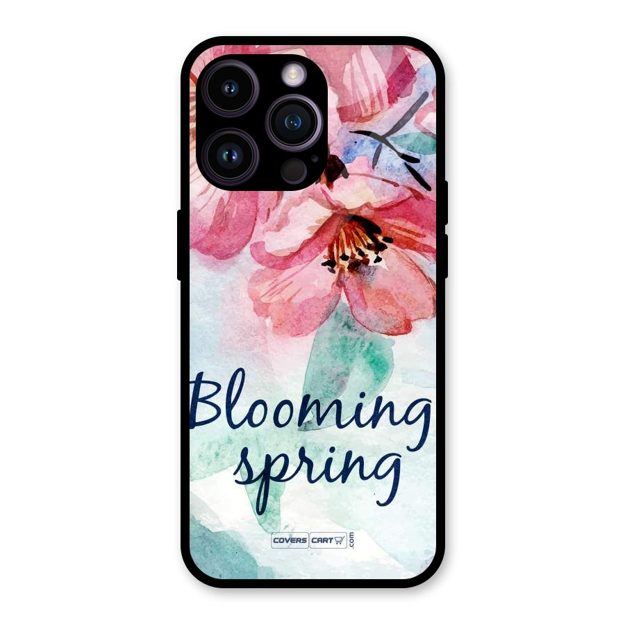 Blooming Spring Glass Back Case for iPhone 14 Pro Max