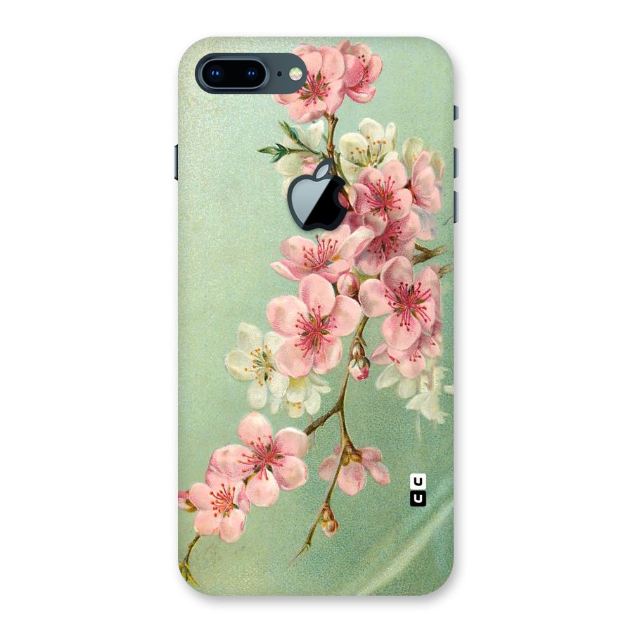 Blossom Cherry Design Back Case for iPhone 7 Plus Apple Cut