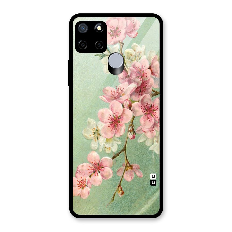 Blossom Cherry Design Glass Back Case for Realme Narzo 20