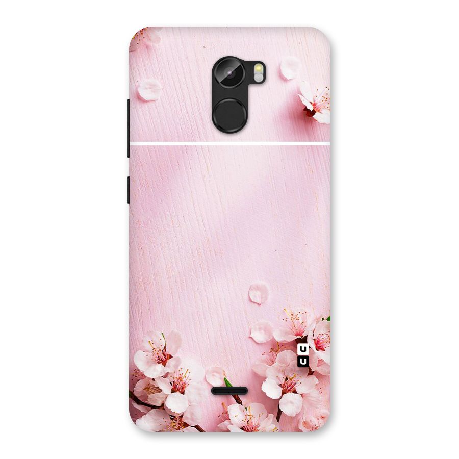 Blossom Frame Pink Back Case for Gionee X1