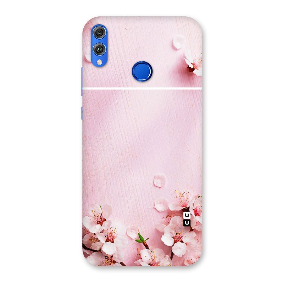 Blossom Frame Pink Back Case for Honor 8X