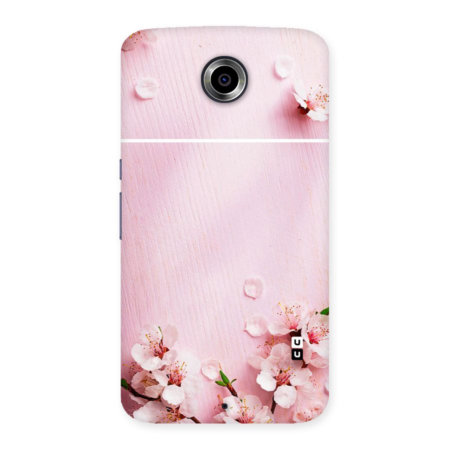 Blossom Frame Pink Back Case for Nexsus 6