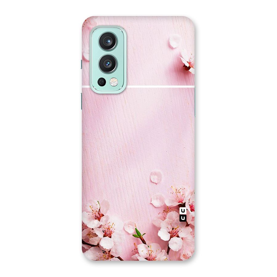Blossom Frame Pink Back Case for OnePlus Nord 2 5G