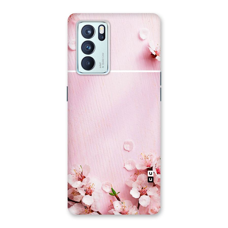 Blossom Frame Pink Back Case for Oppo Reno6 Pro 5G