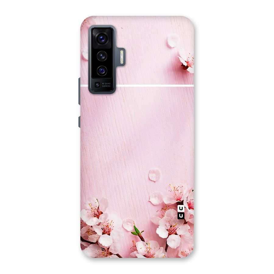 Blossom Frame Pink Back Case for Vivo X50