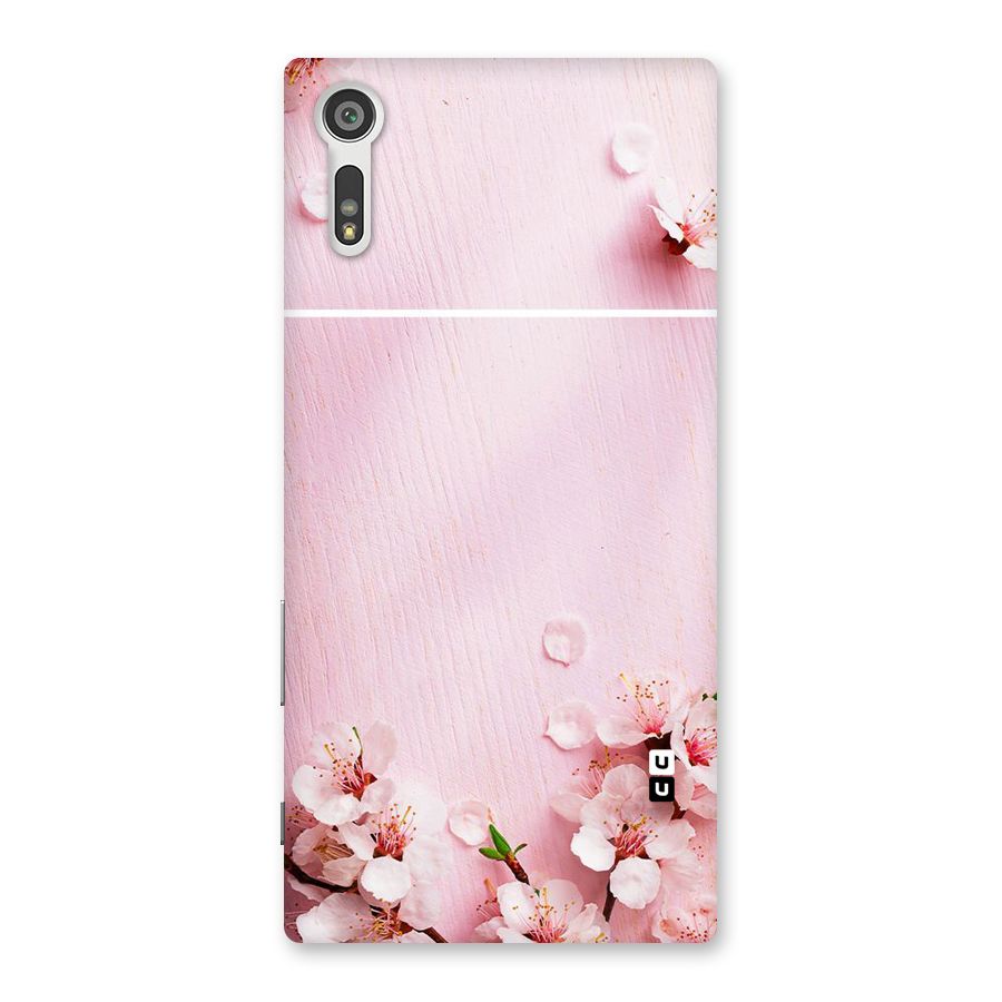 Blossom Frame Pink Back Case for Xperia XZ