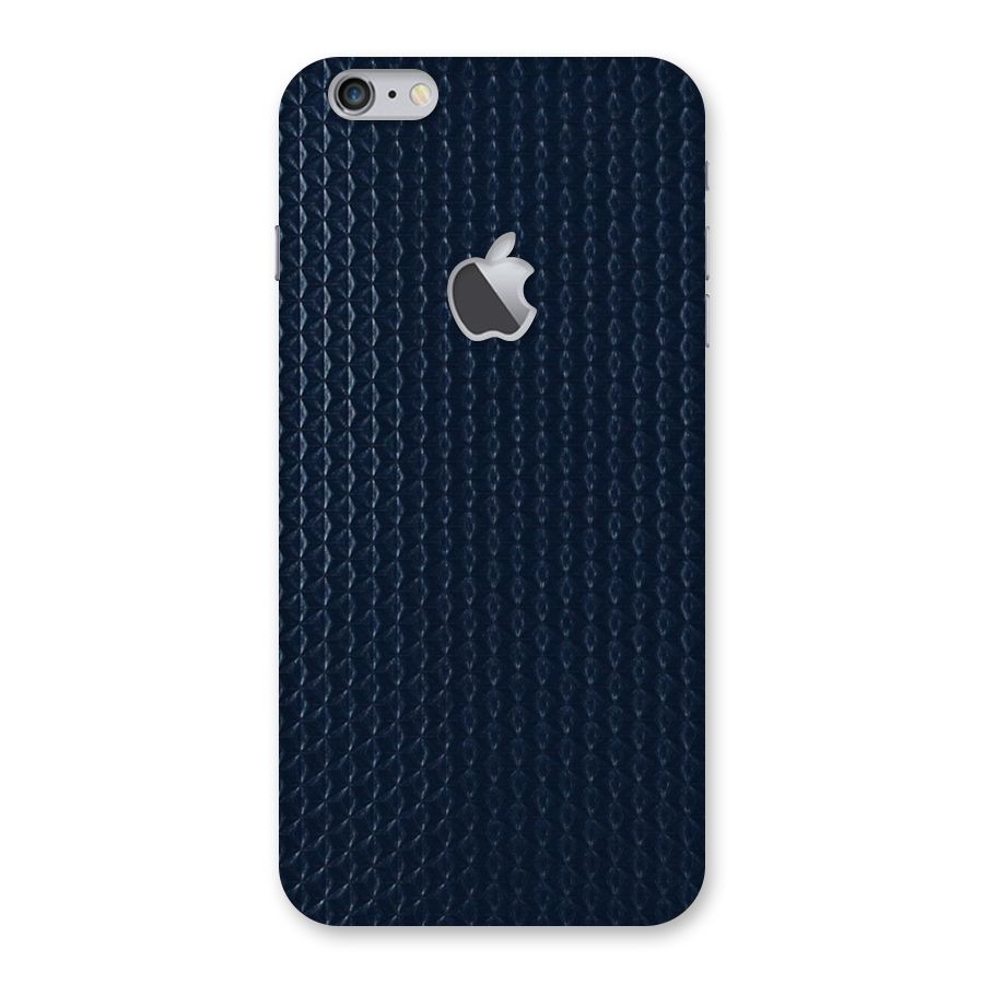 Blue Pattern Back Case for iPhone 6 Plus 6S Plus Logo Cut