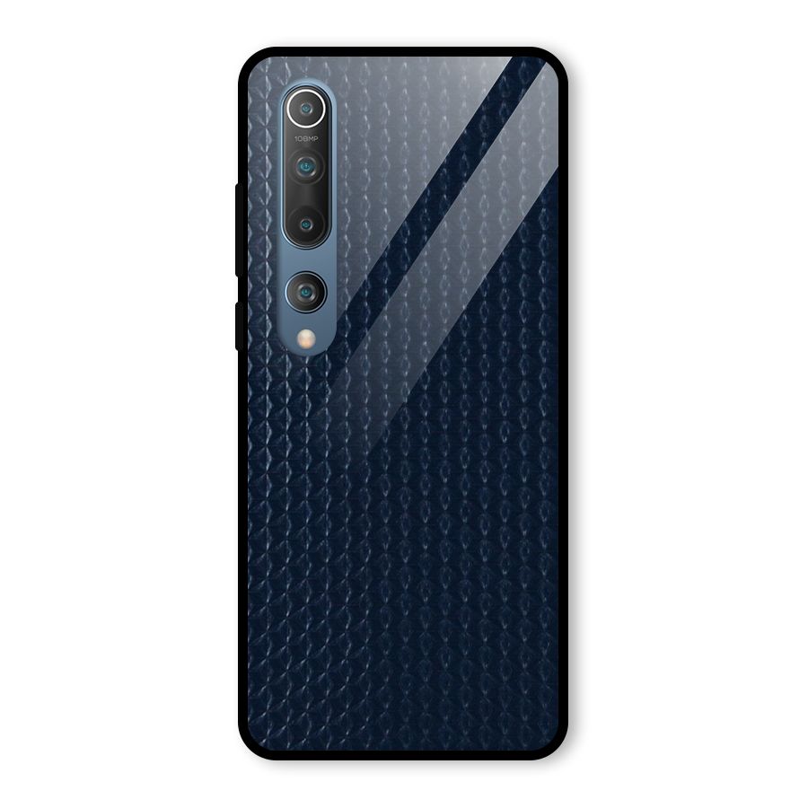 Blue Pattern Glass Back Case for Mi 10