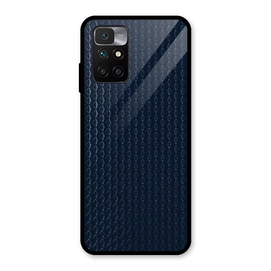 Blue Pattern Glass Back Case for Redmi 10 Prime