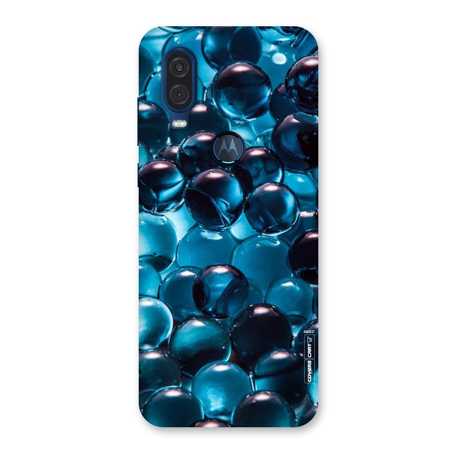Blue Abstract Balls Back Case for Motorola One Vision