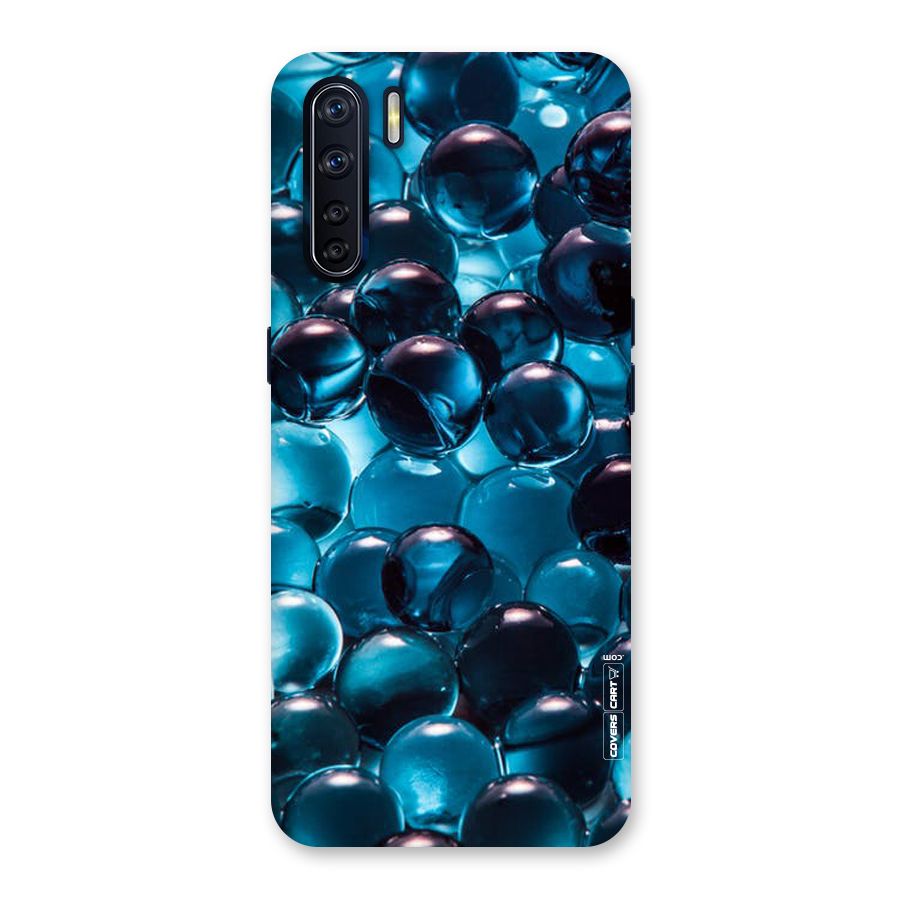 Blue Abstract Balls Back Case for Oppo F15