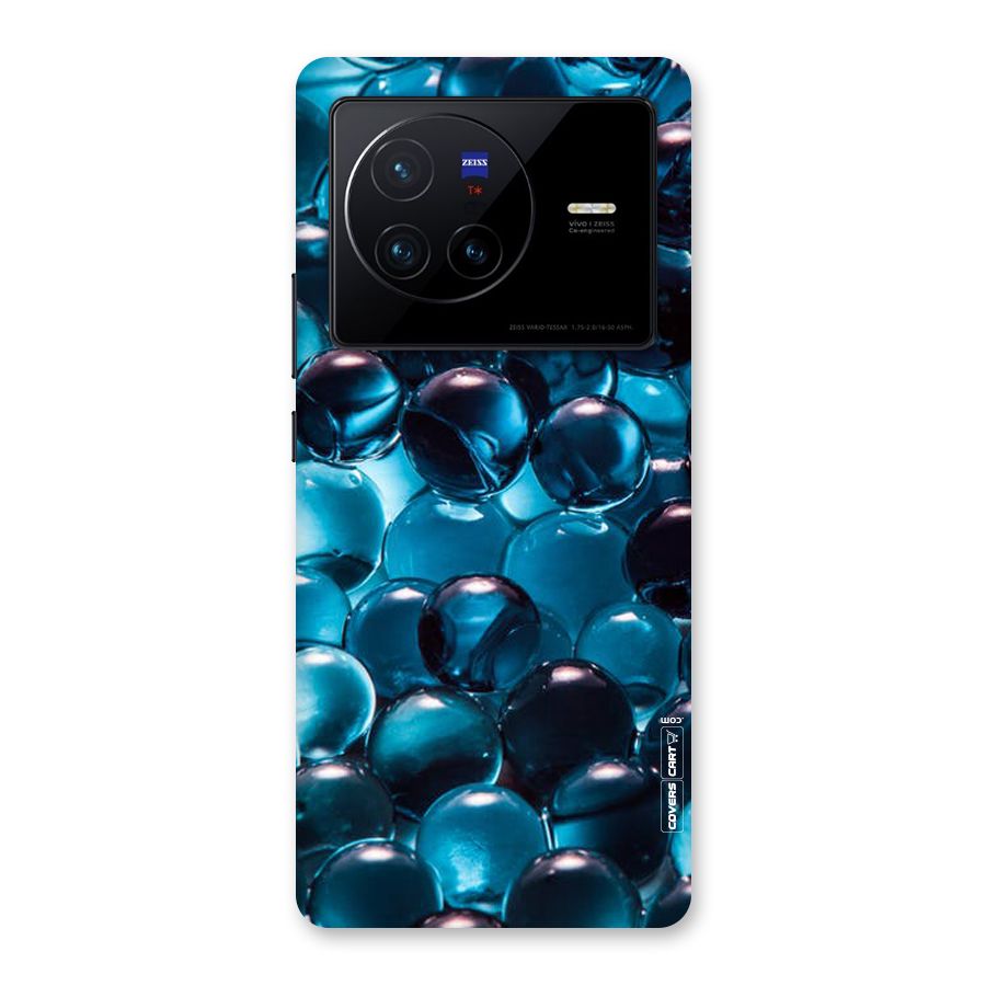 Blue Abstract Balls Back Case for Vivo X80