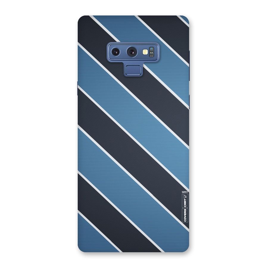 Blue Black Stripes Back Case for Galaxy Note 9