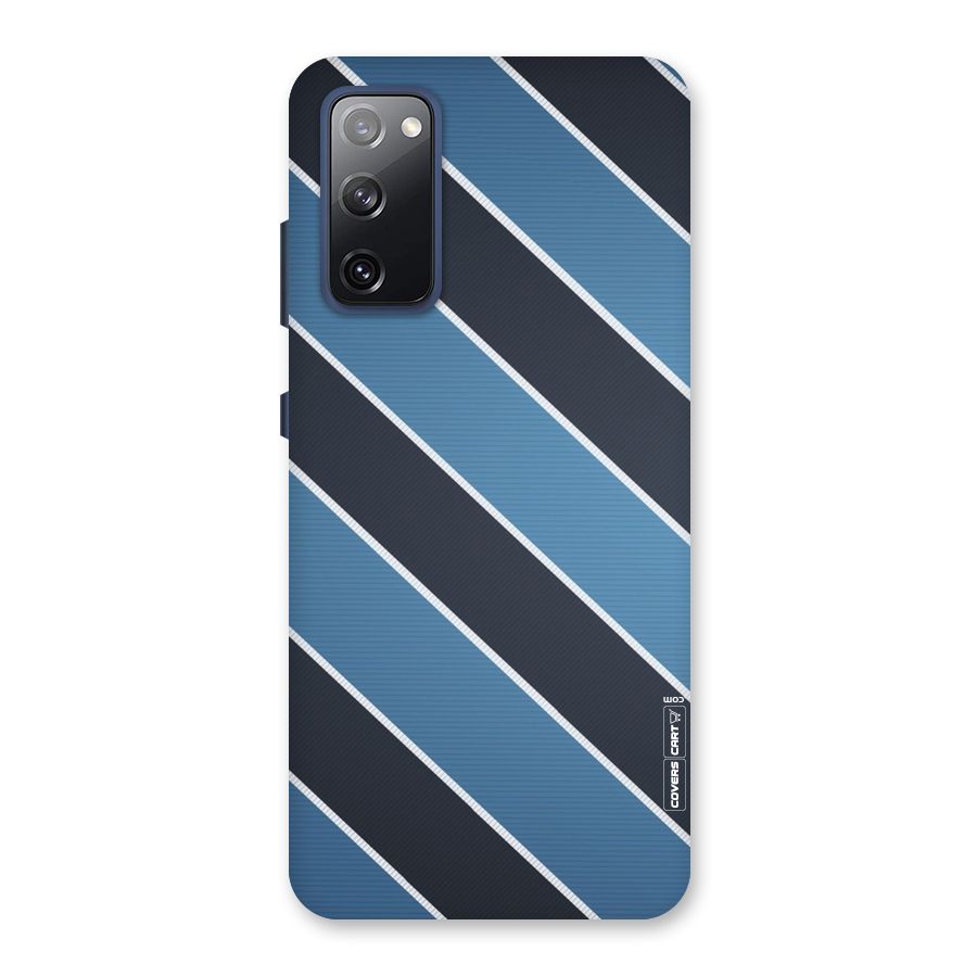 Blue Black Stripes Back Case for Galaxy S20 FE