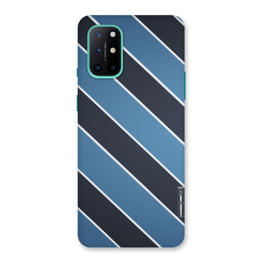 Blue Black Stripes Back Case for OnePlus 8T