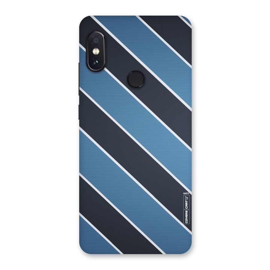 Blue Black Stripes Back Case for Redmi Note 5 Pro