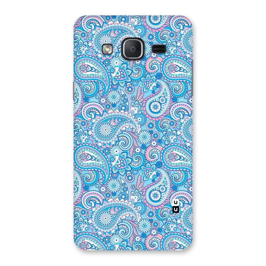 Blue Block Pattern Back Case for Galaxy On7 2015