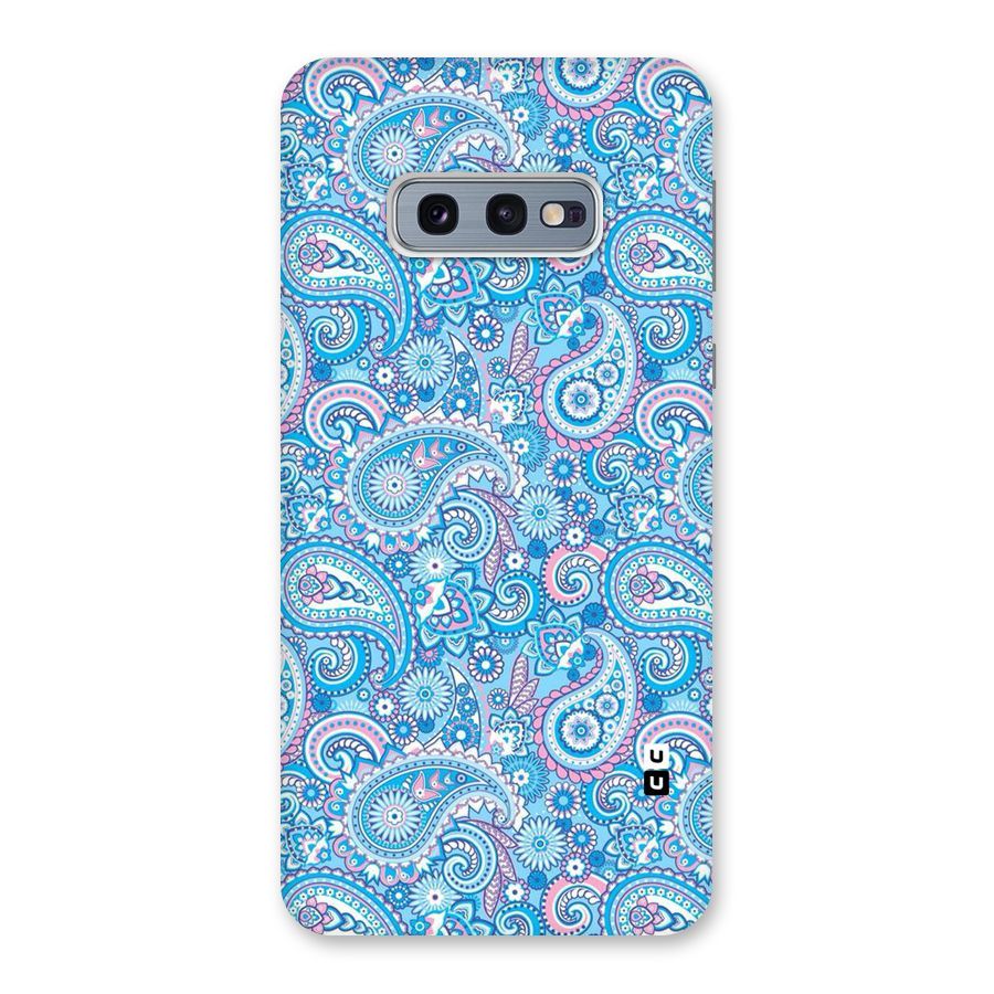 Blue Block Pattern Back Case for Galaxy S10e