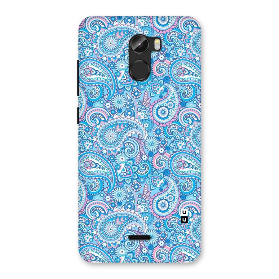Blue Block Pattern Back Case for Gionee X1