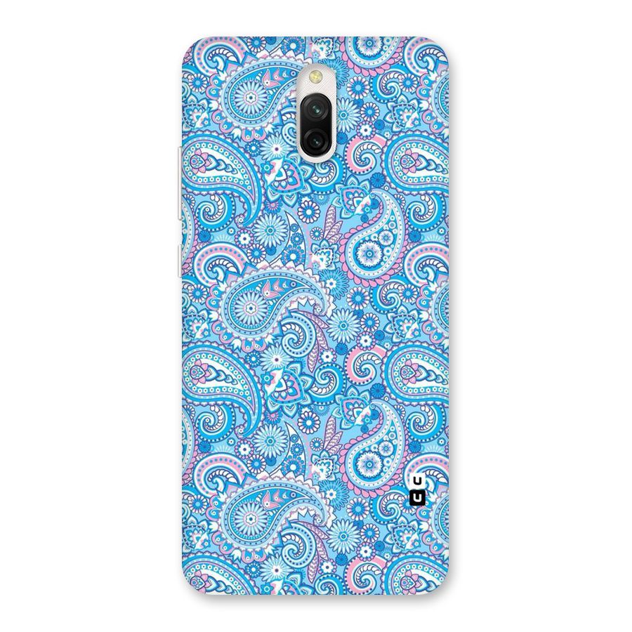 Blue Block Pattern Back Case for Redmi 8A Dual